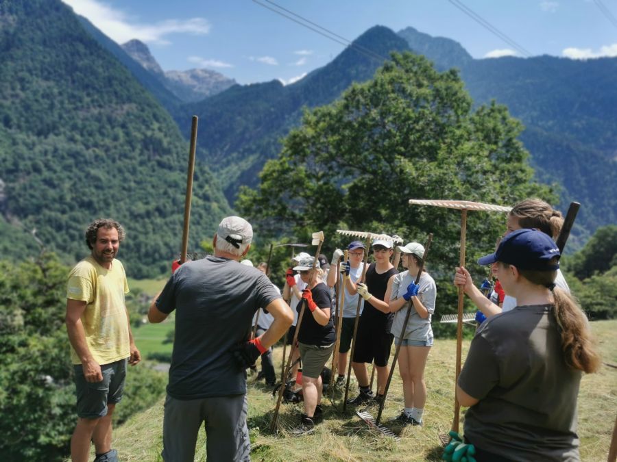 Umwelteinsatz in Soazza