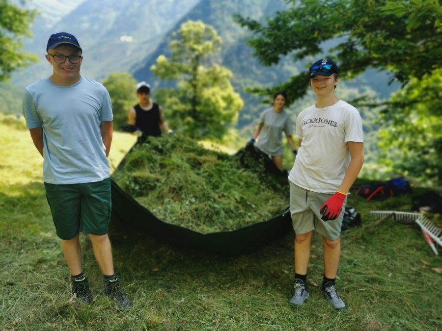 Umwelteinsatz in Soazza