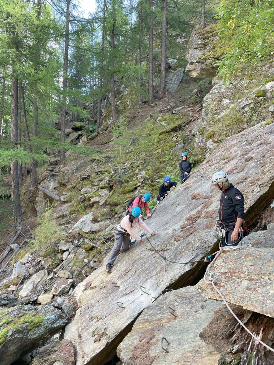 Lager der Klasse R3b in Saas-Grund